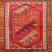 Square Traditional Rust Pink Persian Rug, tr803