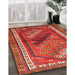 Machine Washable Traditional Rust Pink Rug in a Family Room, wshtr803
