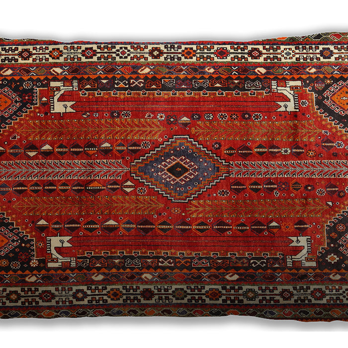 Traditional Classic Rectangular Petra Gold Brown Lumbar Throw Pillow, 13 inch by 19 inch, lbtr805