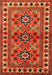 Machine Washable Traditional Red Rug, wshtr806