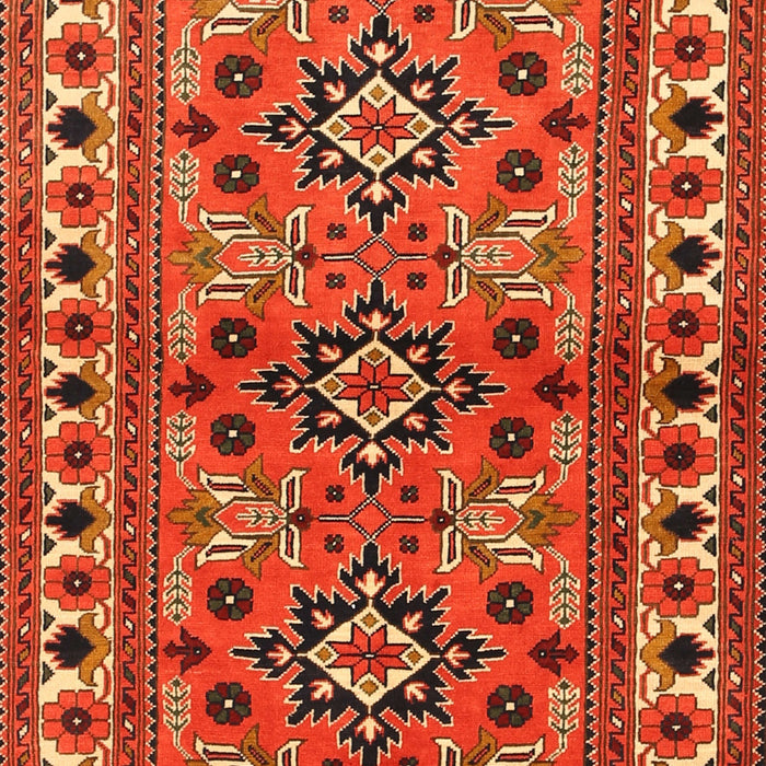 Machine Washable Traditional Red Rug, wshtr806