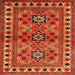 Square Traditional Red Persian Rug, tr806