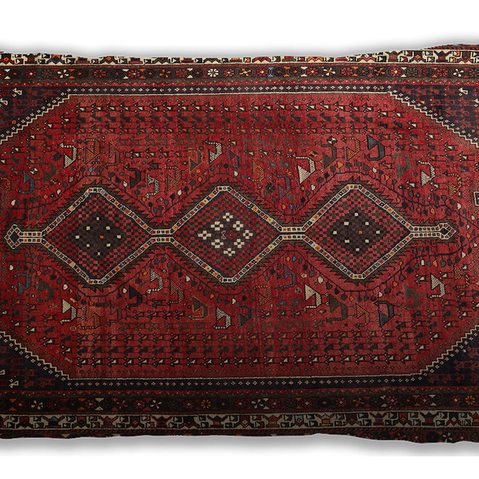 Traditional Classic Rectangular Chestnut Brown Lumbar Throw Pillow, 13 inch by 19 inch, lbtr808
