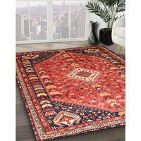 Traditional Copper Red Pink Persian Rug, tr809