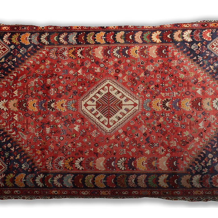 Traditional Classic Rectangular Copper Red Pink Lumbar Throw Pillow, 13 inch by 19 inch, lbtr809