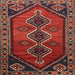 Square Traditional Brown Persian Rug, tr810