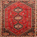 Square Traditional Red Persian Rug, tr811