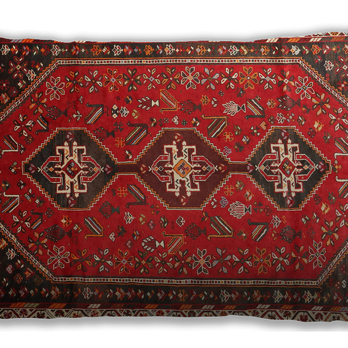 Traditional Classic Rectangular Red Lumbar Throw Pillow, 13 inch by 19 inch, lbtr811