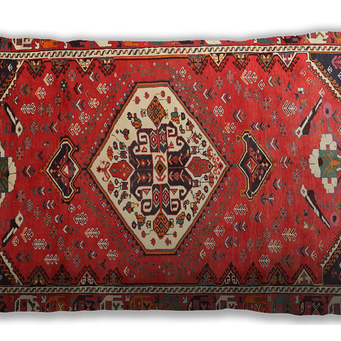 Traditional Classic Rectangular Orange Salmon Pink Lumbar Throw Pillow, 13 inch by 19 inch, lbtr813