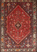 Traditional Dark Gold Brown Persian Rug, tr817