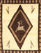 Traditional Saddle Brown Persian Rug, tr820