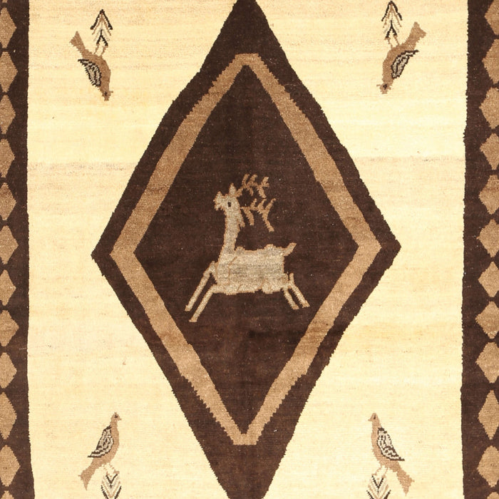 Traditional Saddle Brown Persian Rug, tr820