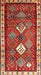 Machine Washable Traditional Red Rug, wshtr822