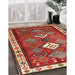 Traditional Red Persian Rug in Family Room, tr822
