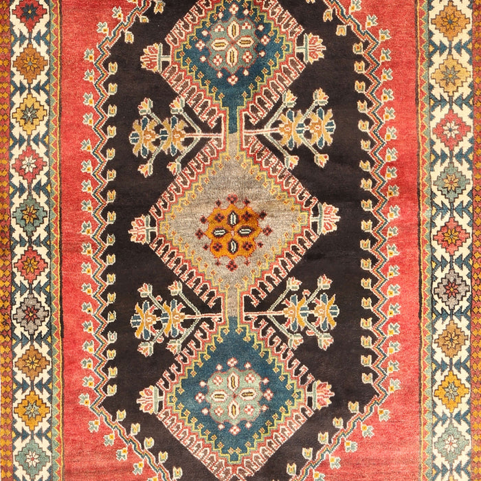 Machine Washable Traditional Sand Brown Rug, wshtr824