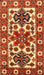 Machine Washable Traditional Sand Brown Rug, wshtr825