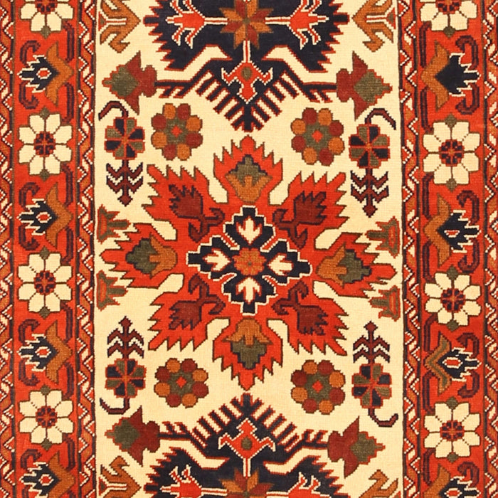 Machine Washable Traditional Sand Brown Rug, wshtr825