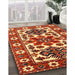 Machine Washable Traditional Sand Brown Rug in a Family Room, wshtr825