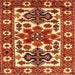 Square Traditional Sand Brown Persian Rug, tr825