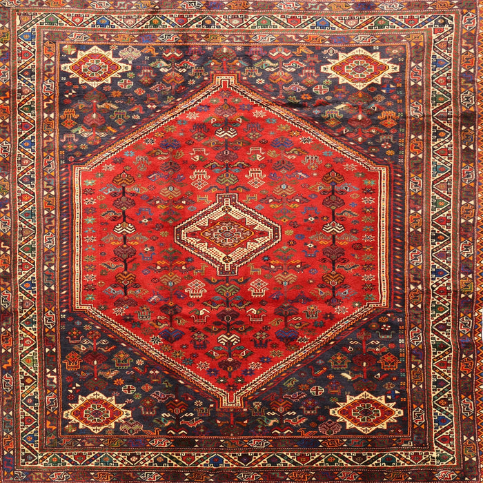 Square Traditional Red Persian Rug, tr829
