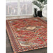 Traditional Red Persian Rug in Family Room, tr82