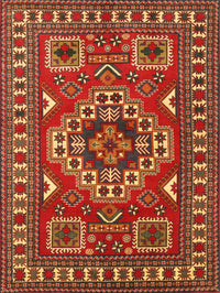 Machine Washable Traditional Red Rug, wshtr830