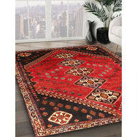 Traditional Sienna Brown Persian Rug, tr833