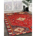 Machine Washable Traditional Red Rug in a Family Room, wshtr838
