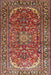 Traditional Saffron Red Persian Rug, tr840