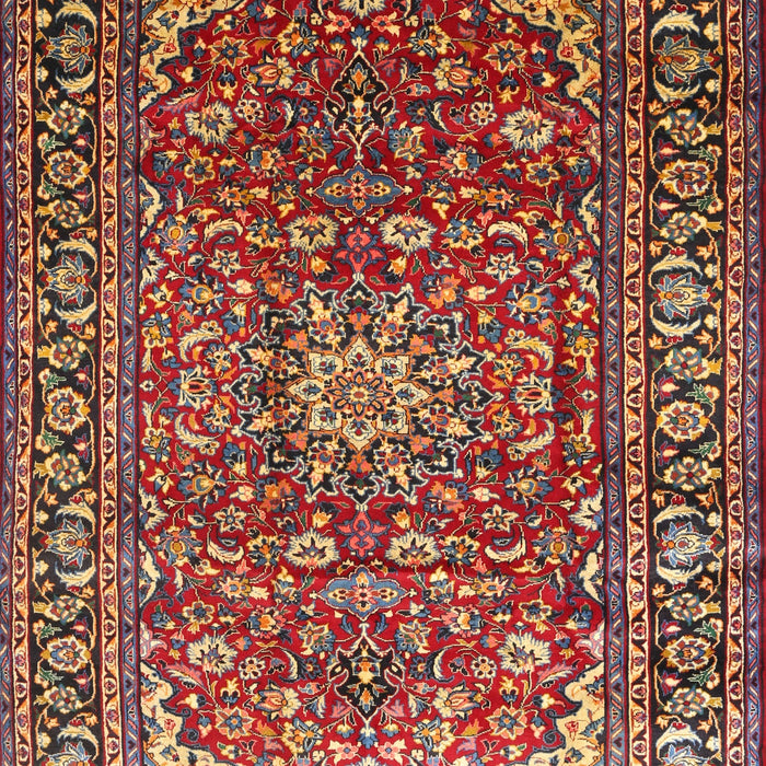 Traditional Saffron Red Persian Rug, tr840