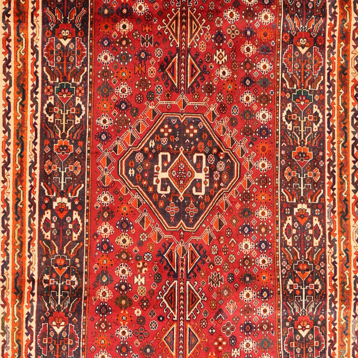 Machine Washable Traditional Red Rug, wshtr841