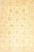 Traditional Mustard Yellow Oriental Rug, tr842