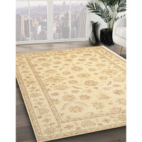 Traditional Sun Yellow Oriental Rug, tr843