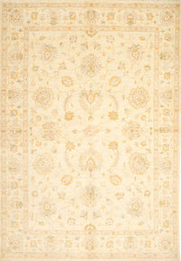 Machine Washable Traditional Gold Rug, wshtr844