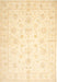 Machine Washable Traditional Gold Rug, wshtr844