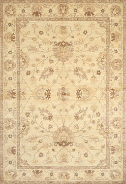 Machine Washable Traditional Brown Gold Rug, wshtr845