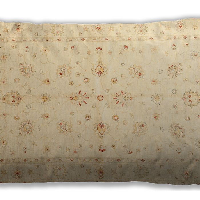 Traditional Classic Rectangular Sun Yellow Lumbar Throw Pillow, 13 inch by 19 inch, lbtr846