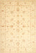 Traditional Sun Yellow Persian Rug, tr846