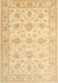 Traditional Mustard Yellow Persian Rug, tr847