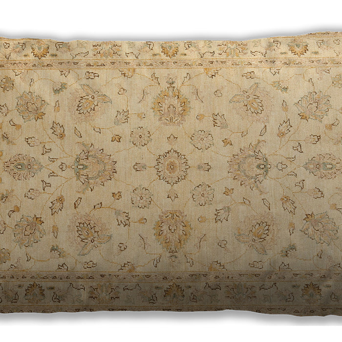 Traditional Classic Rectangular Mustard Yellow Lumbar Throw Pillow, 13 inch by 19 inch, lbtr847