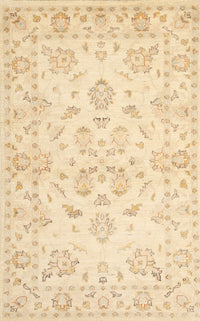 Machine Washable Traditional Sun Yellow Rug, wshtr848