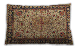 Traditional Classic Rectangular Dark Sienna Brown Lumbar Throw Pillow, 13 inch by 19 inch, lbtr84
