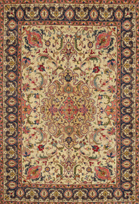 Machine Washable Traditional Dark Sienna Brown Rug, wshtr84