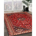Machine Washable Traditional Rust Pink Rug in a Family Room, wshtr851