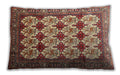 Traditional Classic Rectangular Brown Red Lumbar Throw Pillow, 13 inch by 19 inch, lbtr853