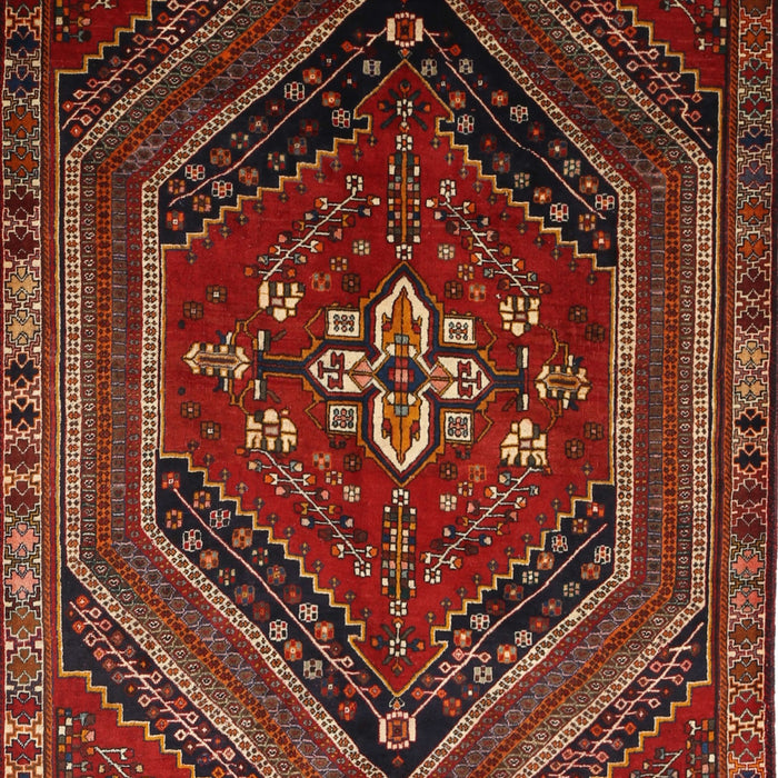 Traditional Sienna Brown Persian Rug, tr856