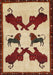 Traditional Red Animal Rug, tr857