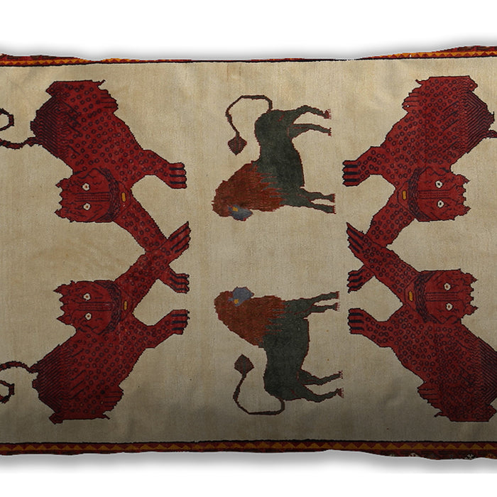 Traditional Classic Rectangular Tomato Red Lumbar Throw Pillow, 13 inch by 19 inch, lbtr857