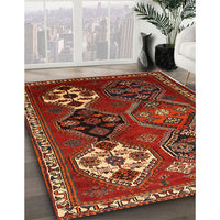 Traditional Light Brown Persian Rug, tr859