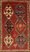 Machine Washable Traditional Light Brown Rug, wshtr859